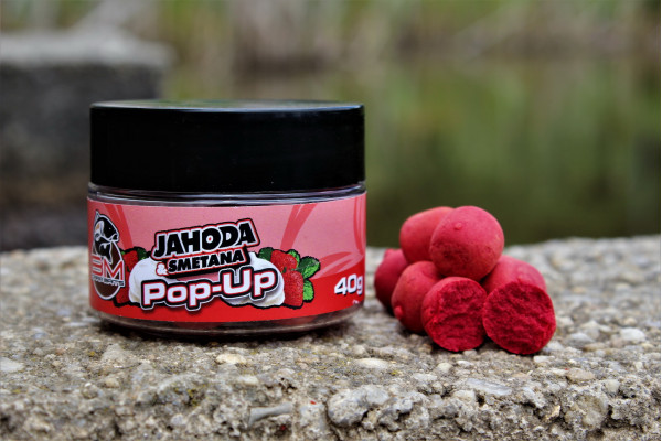 BM Carp Baits Jahoda & Smetana Pop Up